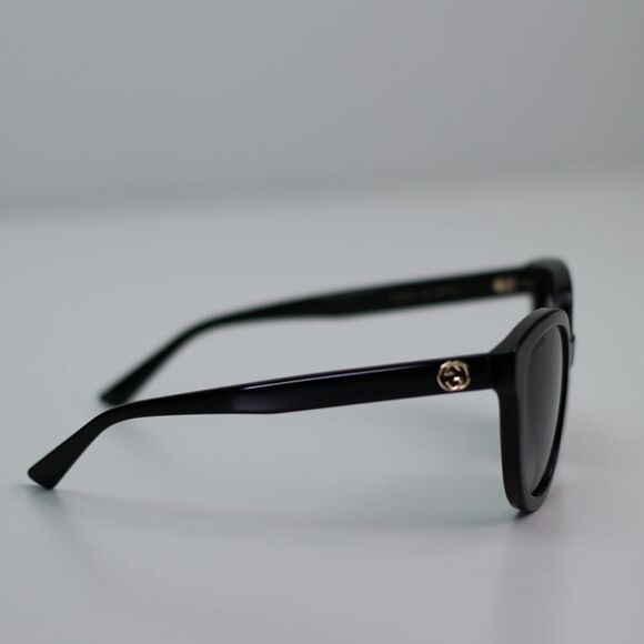 NEW Gucci Sunglasses GG1315S 002 Shiny Black/Grey Polarized Women Authentic main image 5